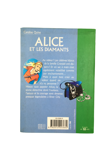 Livre "Alice et les diamants" de Caroline Quine